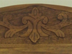 Martino Pieroni - Particolare di una credenza in noce nazionale scolpito a mano.